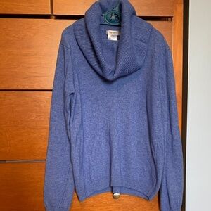 Wool/cashmere Cowl Neck Sweater